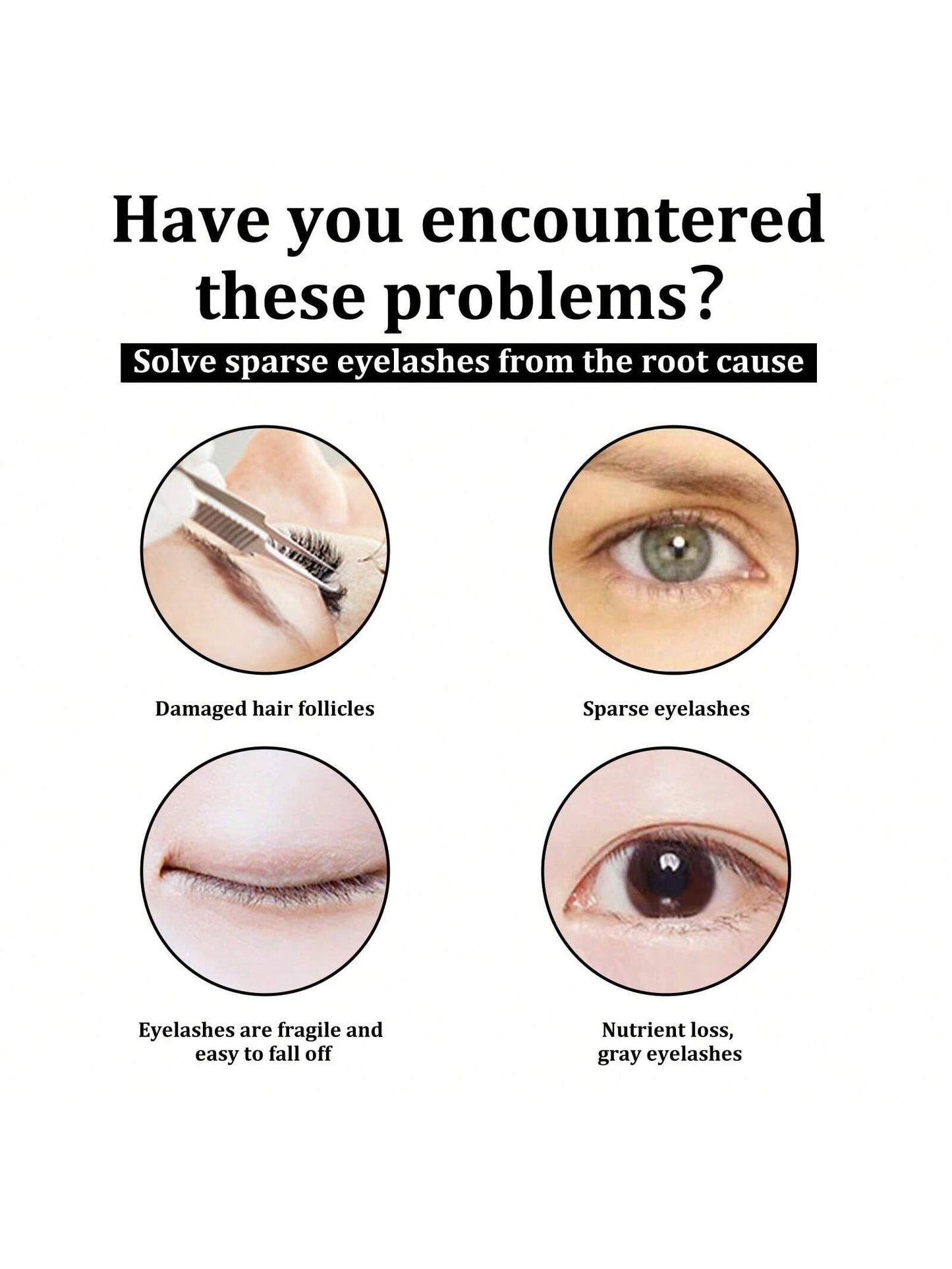 EELHOE Eyelash Growth Serum - Promotes Eyelash Growth, Helps Create Thicker, Longer, Darker Eyelashes and Brows,Mascara Natural Length, Jet-Black Thick Curl Lashes, Waterproof and Non-Smudge-Free Long-Lasting Mascara