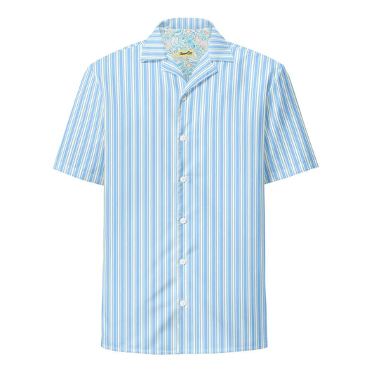 Classic Old Money Retreat Performance Button Down Camp Shirt